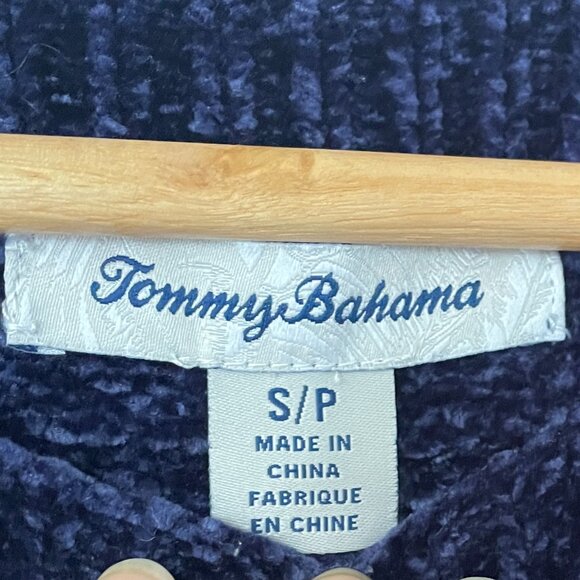Fall Item: Tommy Bahama Women’s Chenille Sweater in Navy Blue, Size S - Picture 3 of 3